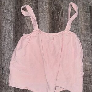 Express Blush Pink Strappy Top